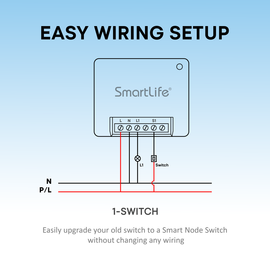 SmartLife 1 Node Smart Switch