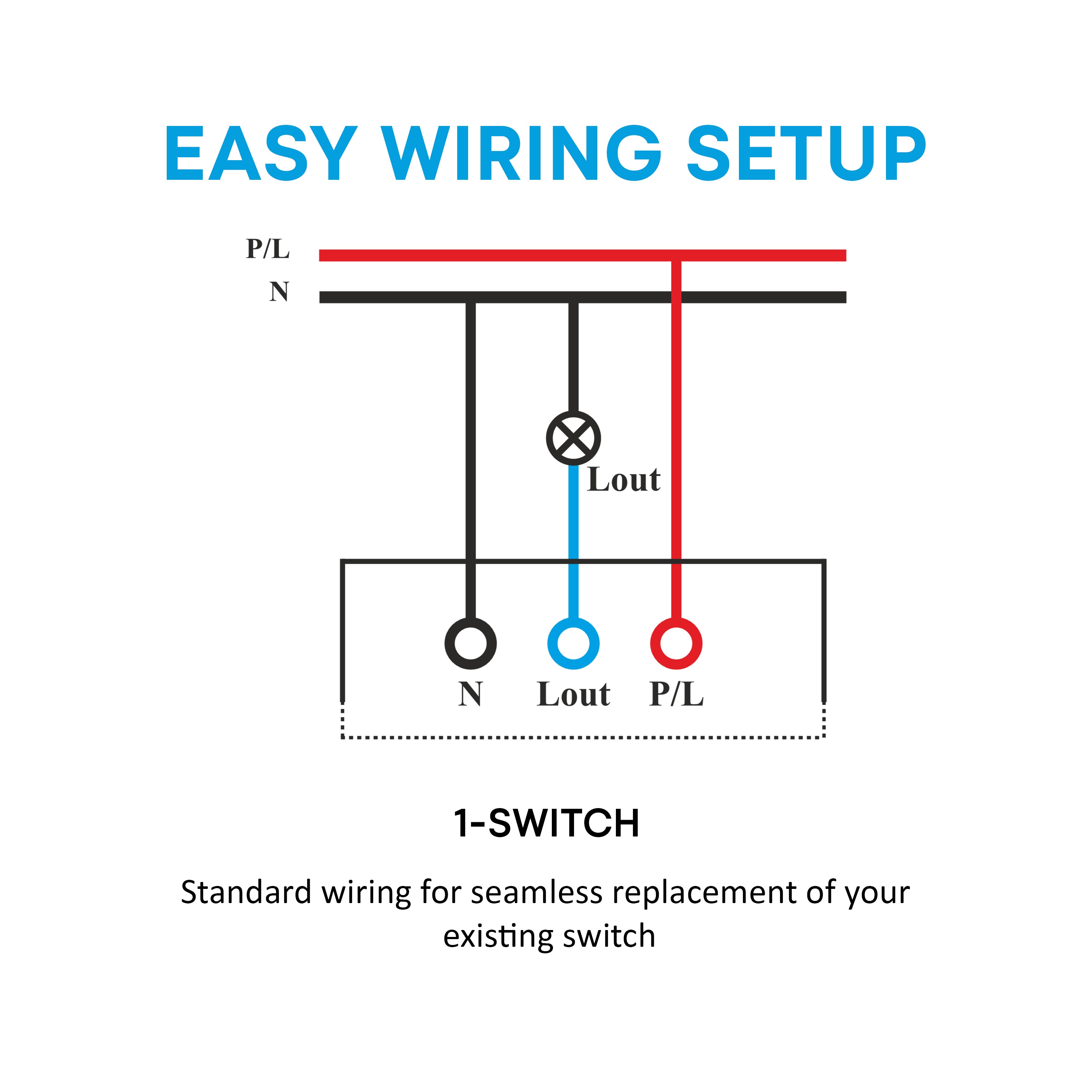 SmartLife 1 Gang Touch Switch