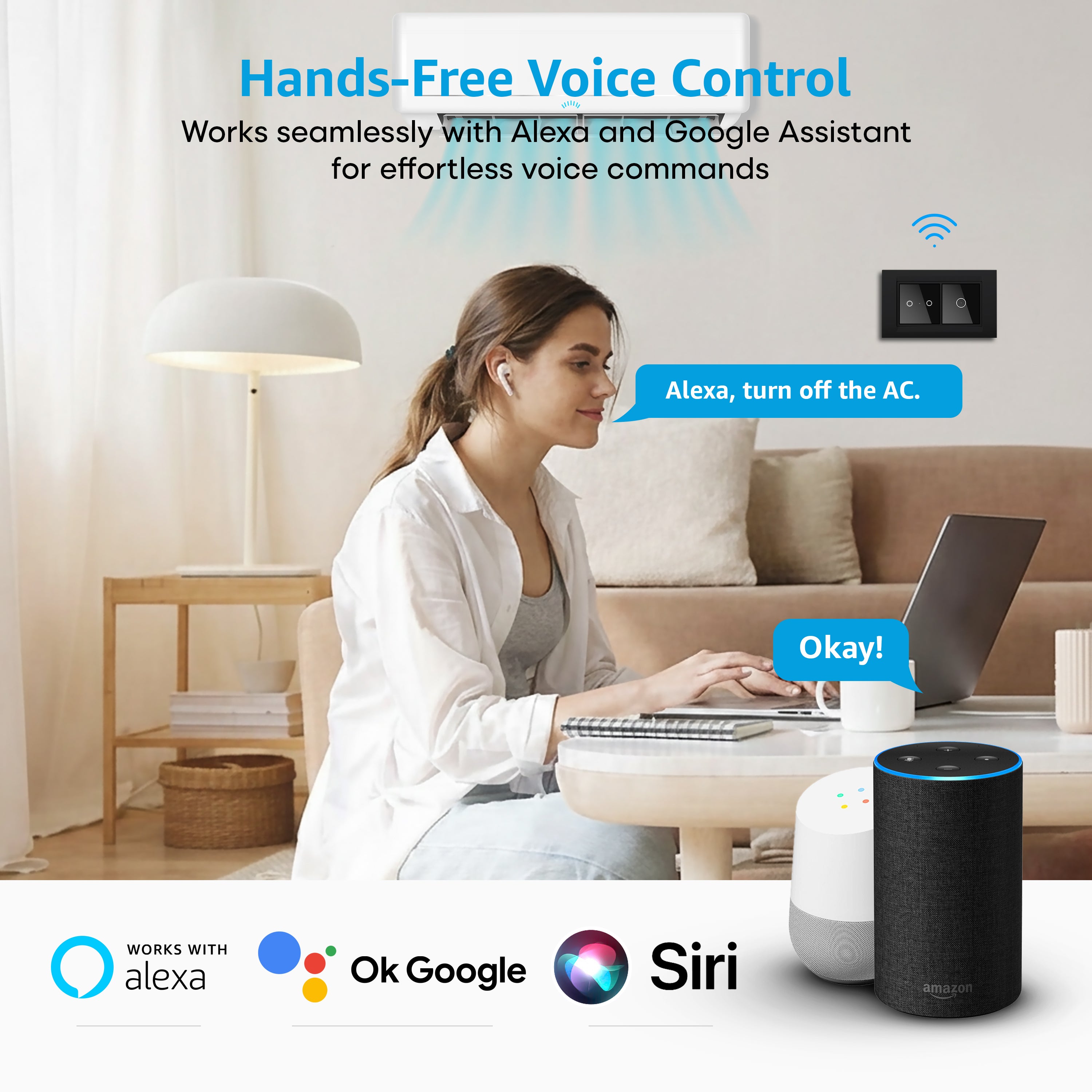 SmartLife 1 Gang Touch Switch