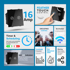 SmartLife 2 Way 2 Gang Touch Switch