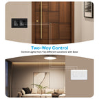 SmartLife 2 Way 2 Gang Touch Switch