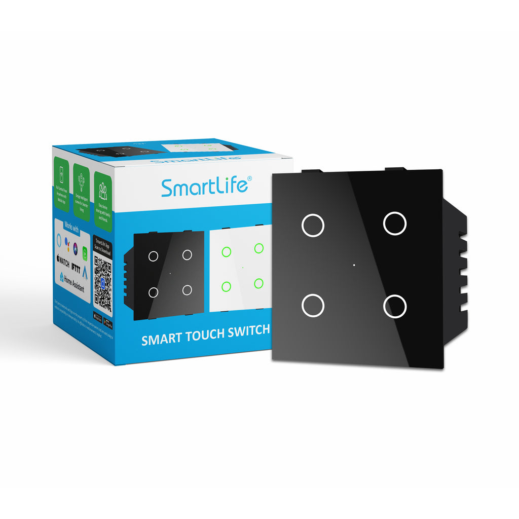 SmartLife 4 Gang Touch Switch