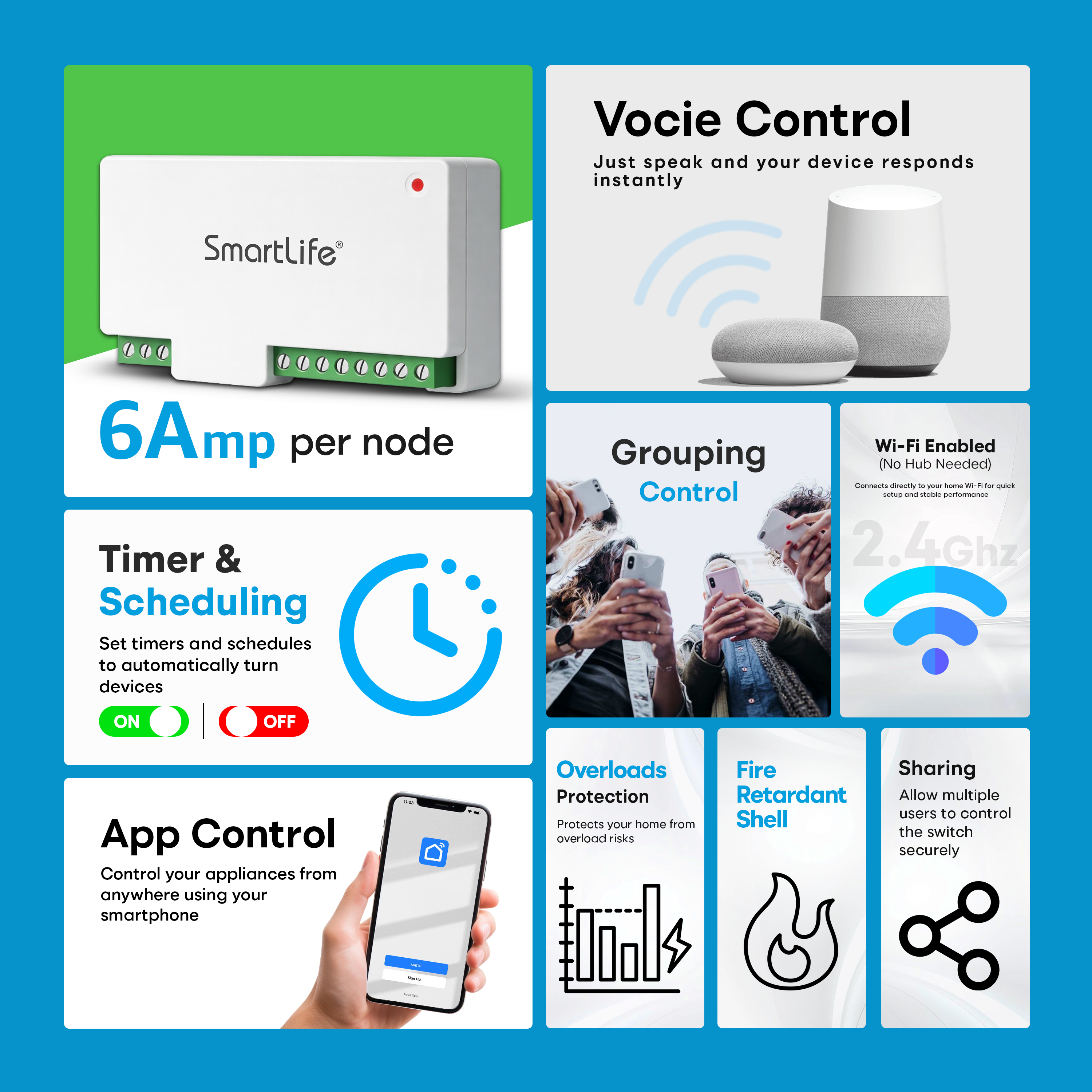 Smart 8 Node Switch