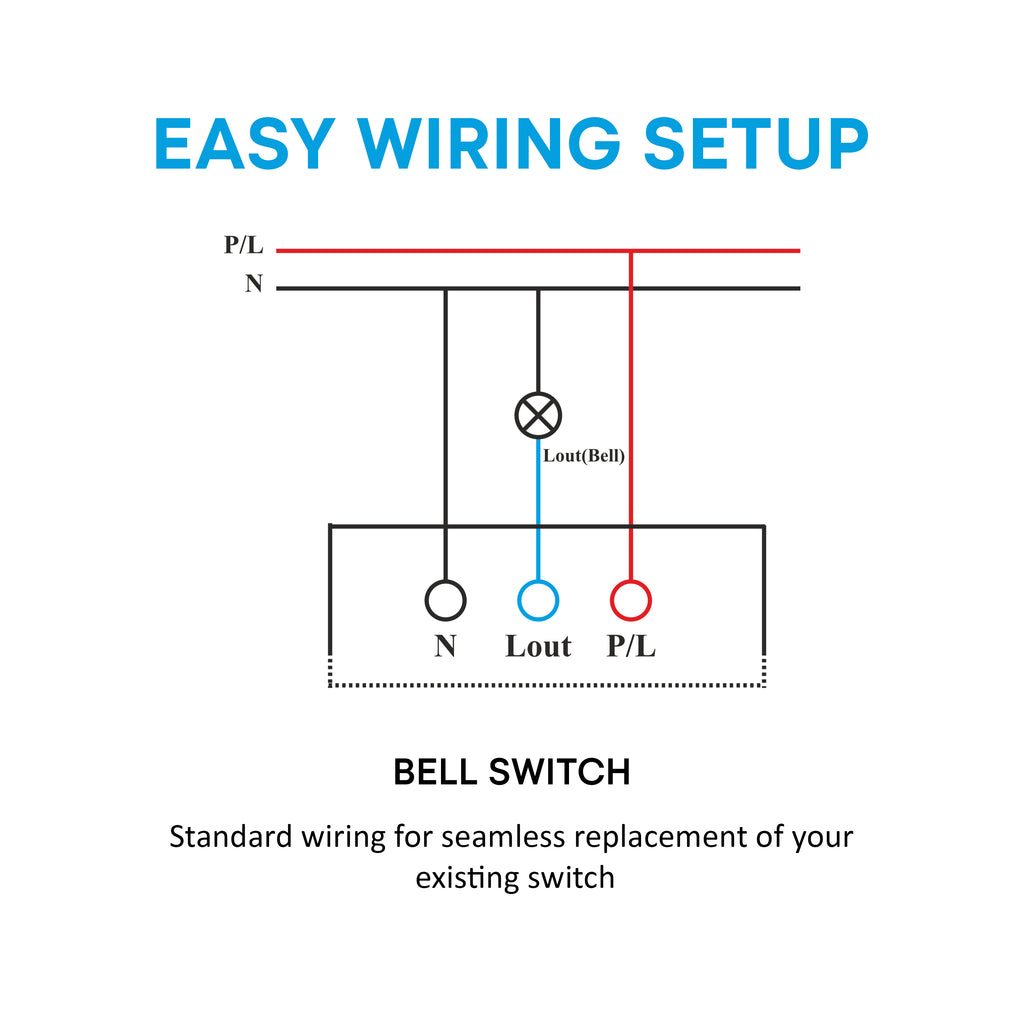 SmartLife Non-Smart Bell Touch Switch