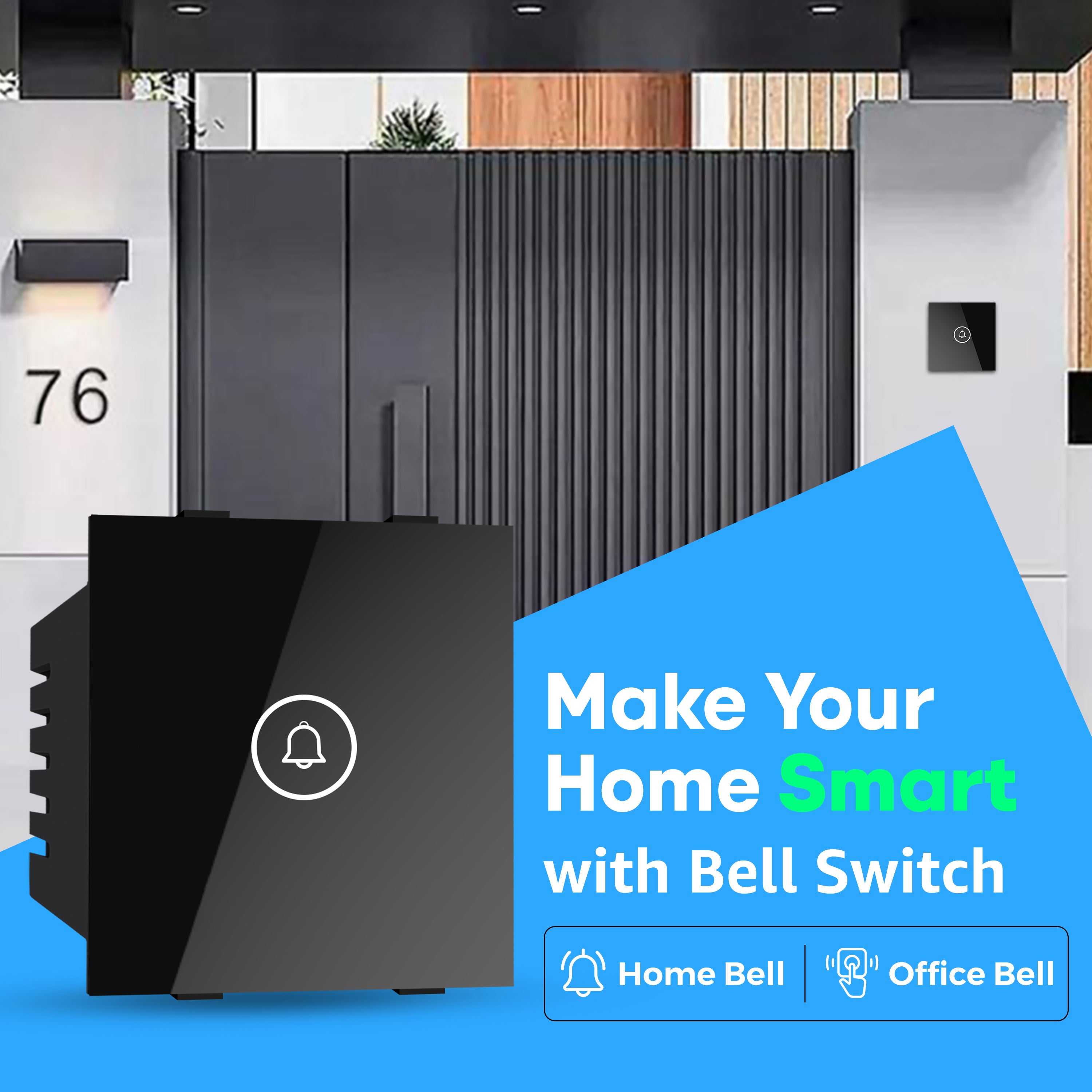 SmartLife Non-Smart Bell Touch Switch