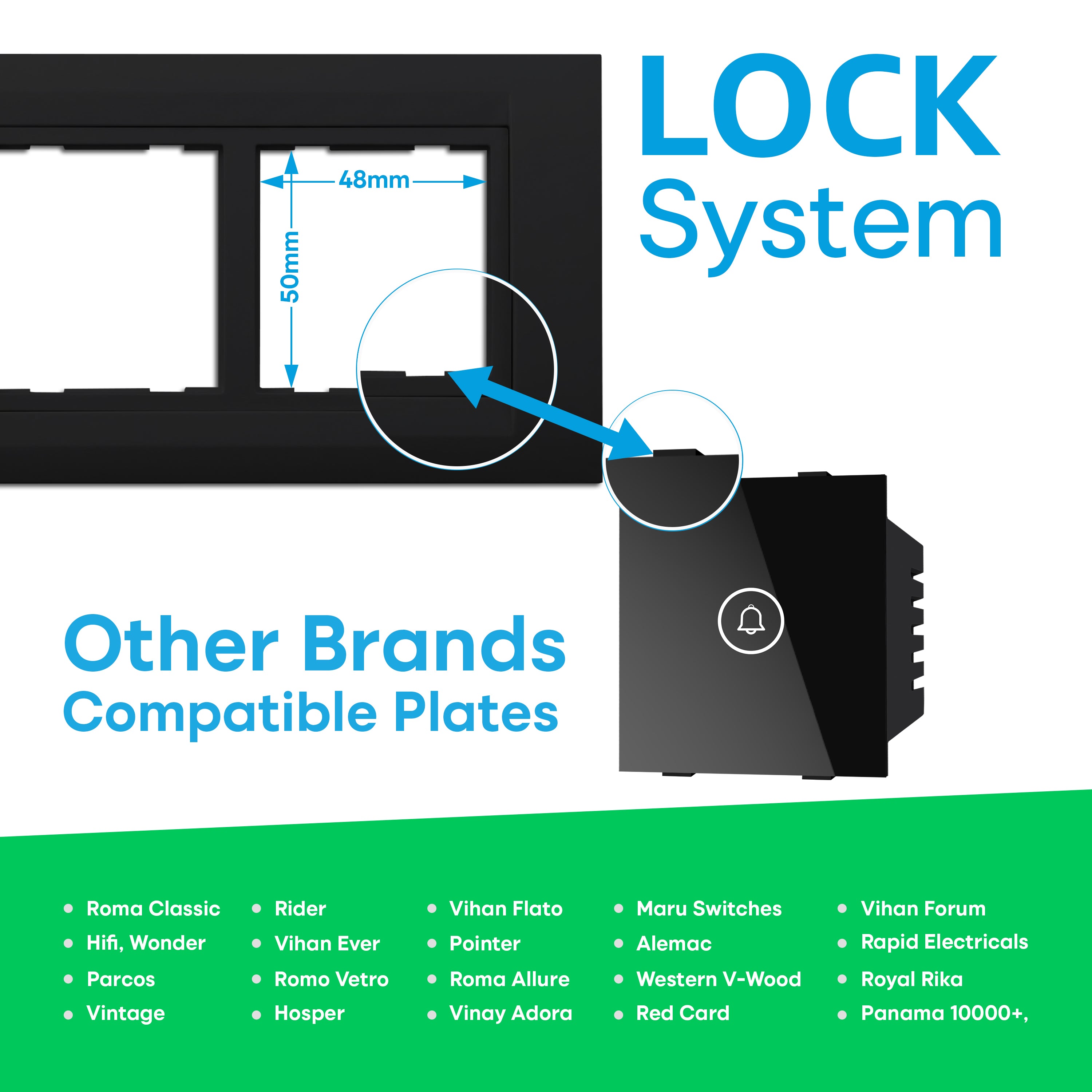 SmartLife Non-Smart Bell Touch Switch