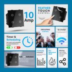 SmartLife Curtain Touch Switch