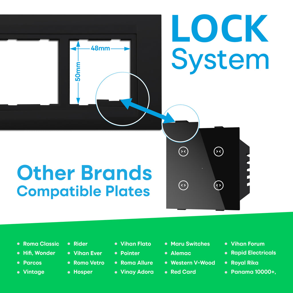SmartLife Curtain Touch Switch